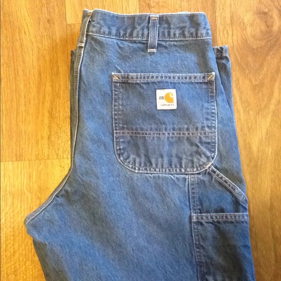 blue jean work pants